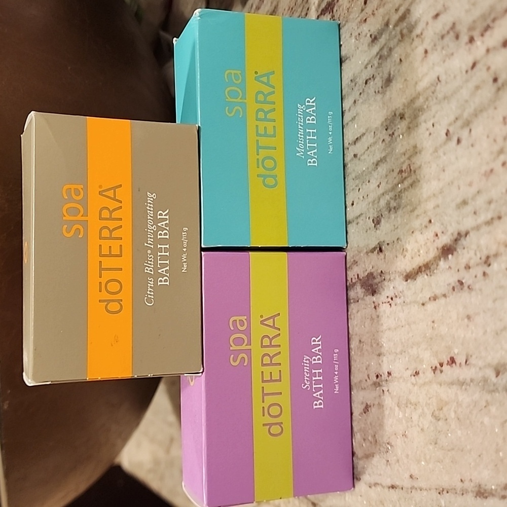 3 Doterra Bath Bars New